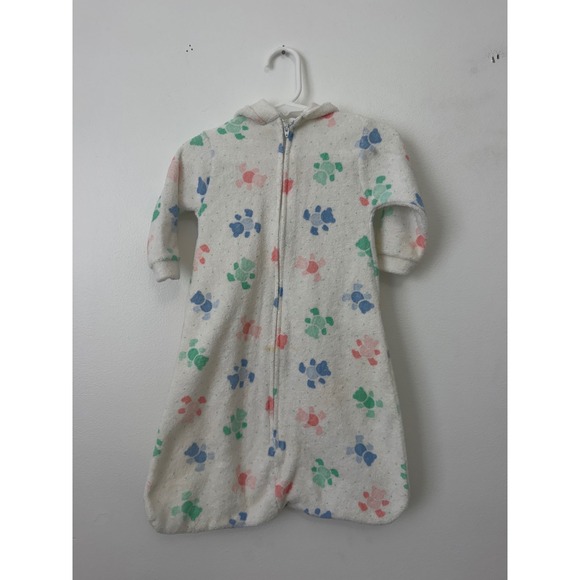 American Vintage Other - Vintage Cradle Crowd Baby Bear Sleep Sack – White – Infant – GUC